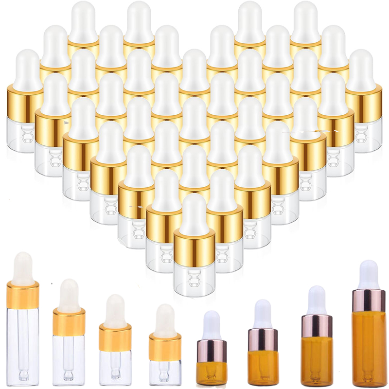 Perfume Imperium Fragrance World - 5Pcs 1ml/2ml/3ml/5ml Empty Glass Dropper Bottles
