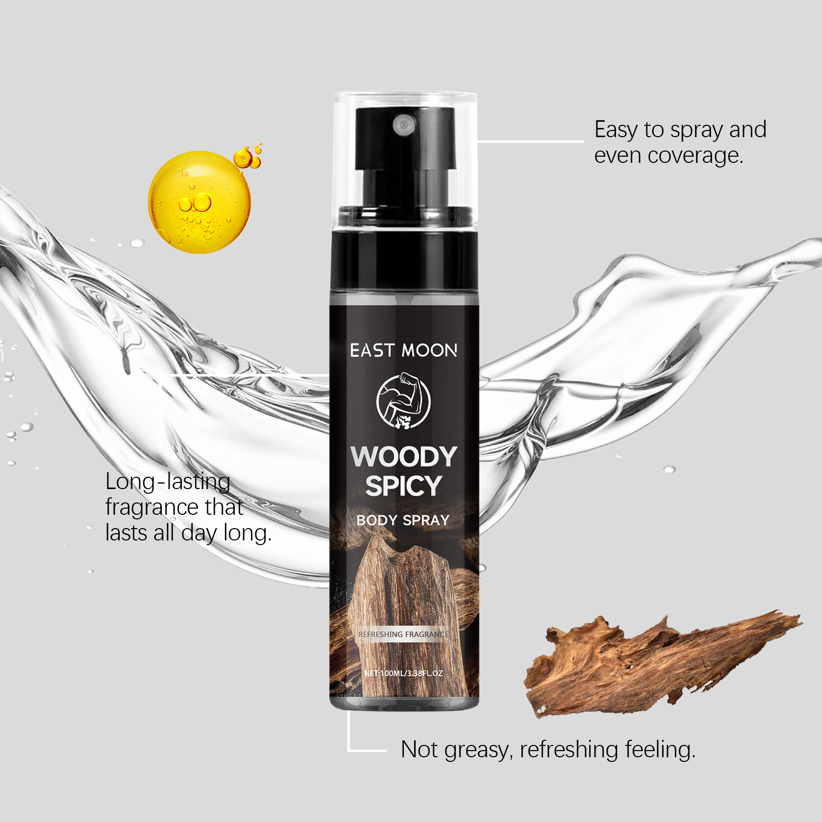 100ML Men' s Woody Fragrance M - Perfume Fragrance Enhancer 评论和价格