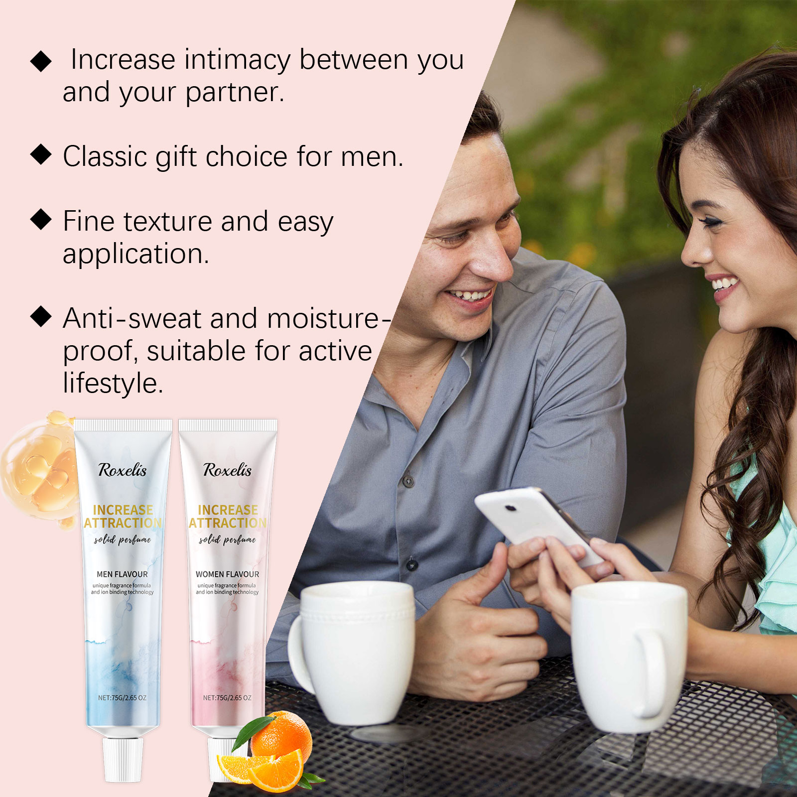 75g Woody Citrus Perfume Stick - Perfume Fragrance Enhancer 评论和价格