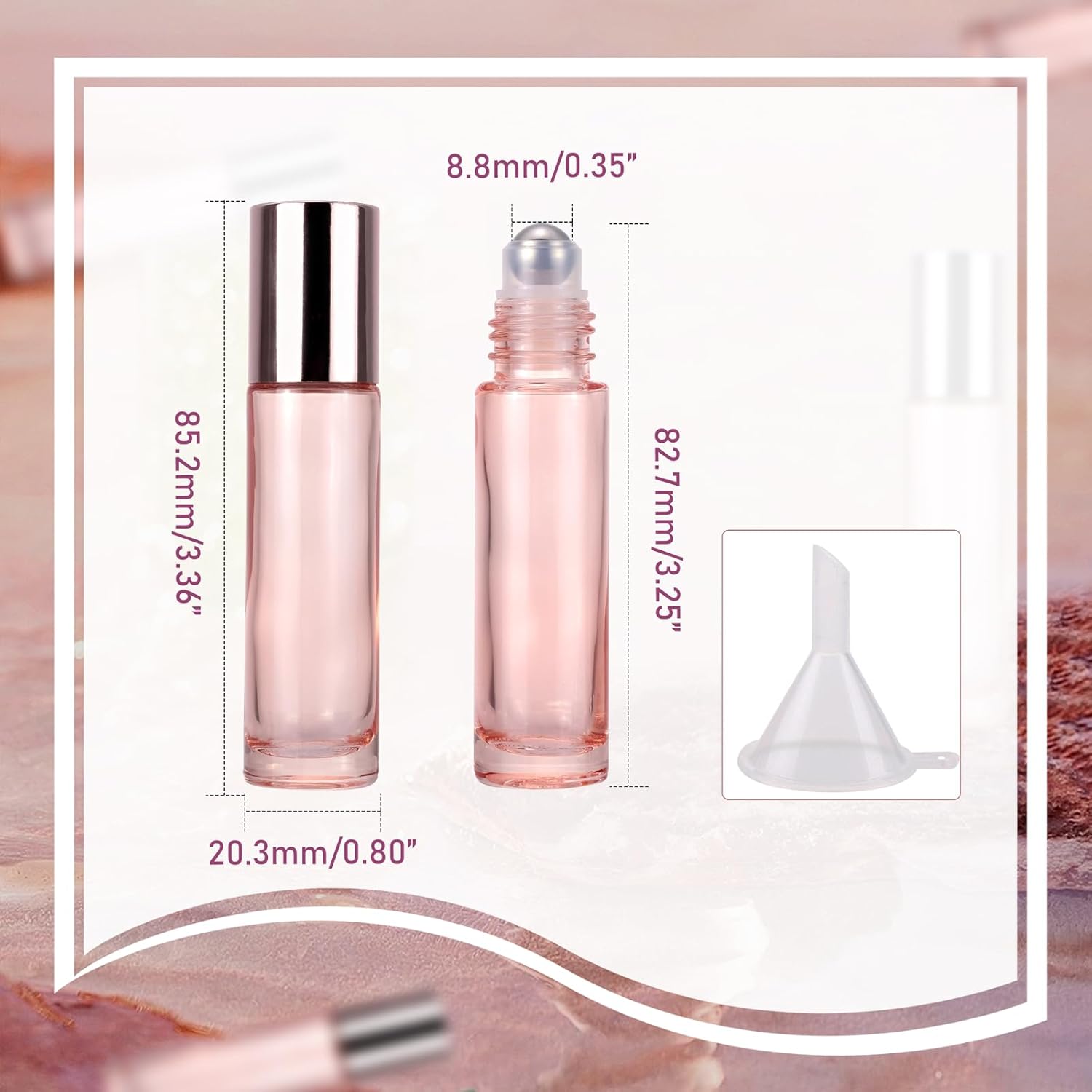 14pcs 10ml Glass Roller Bottle - Perfume Imperium Fragrance World 评论和价格