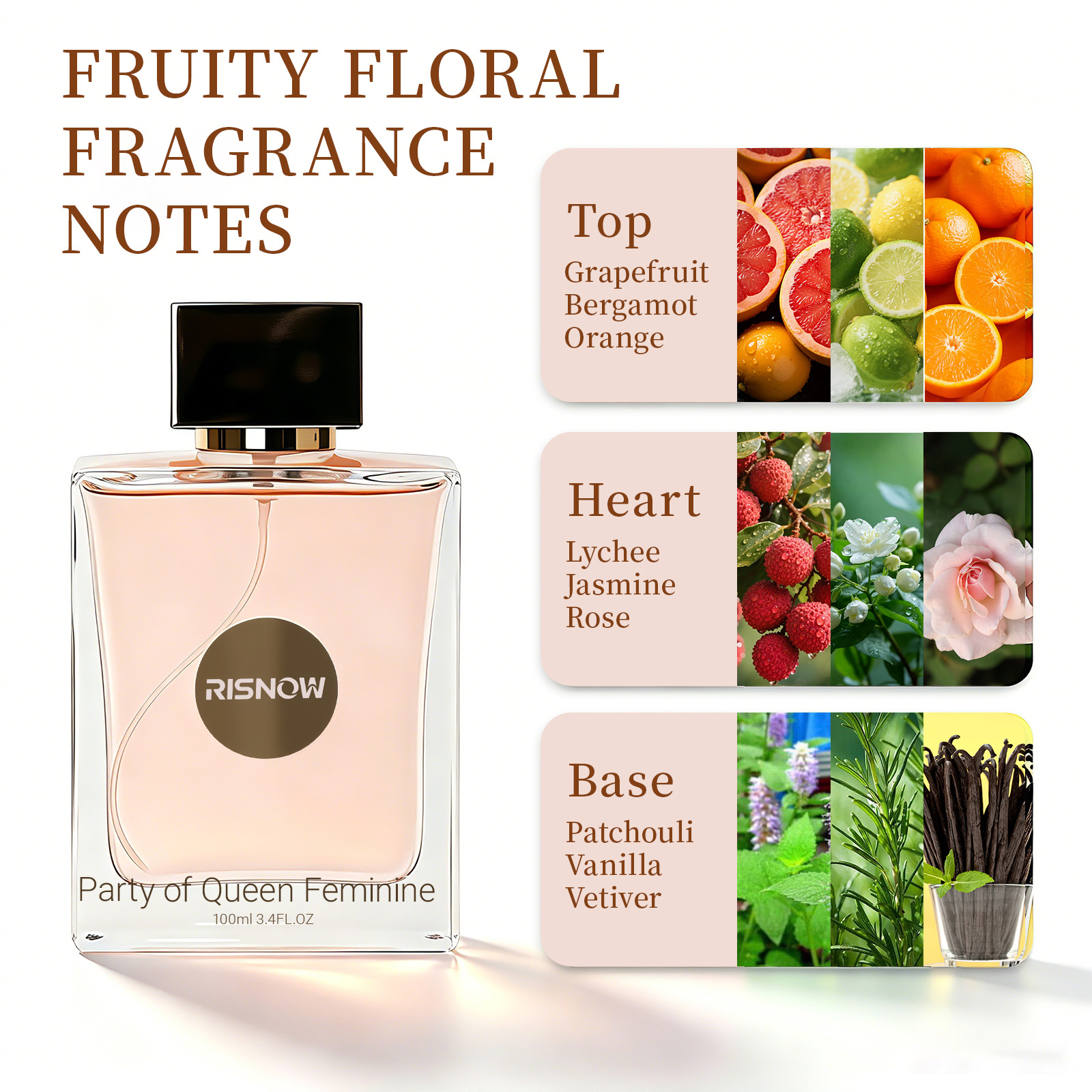 RISNOW Fruity Floral Fragrance - Fragrance Queen Perfume 评论和价格